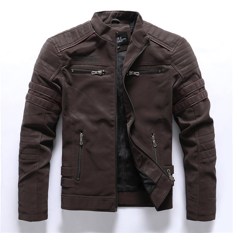 Fashion PU Leather Jackets Coats