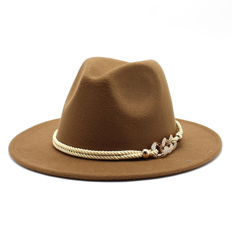 Women's British Style Fedora Hat