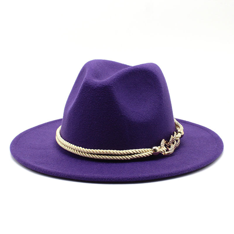 Women's British Style Fedora Hat
