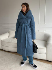 Women's Fashion Large Lapel Long Coat