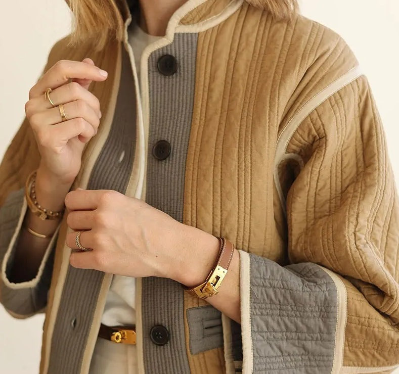 Turnover Neck Puffer Jacket