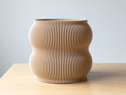 Lightweight Planter Pot | Beige | 4", 6" and 8" Sizes By Solah Design