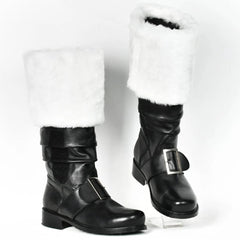 Christmas Old Man Leather Boots