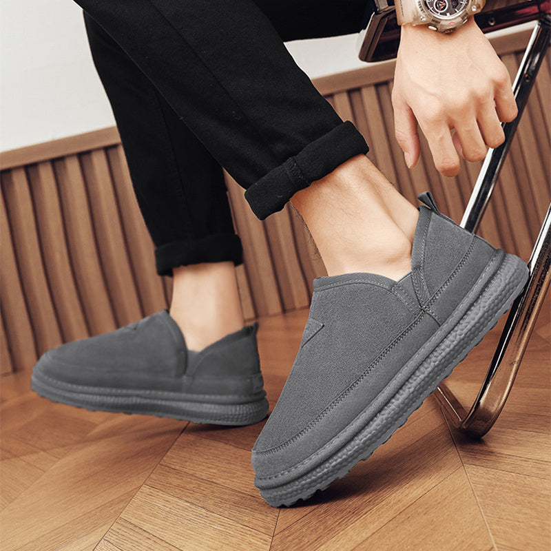 V-Cut Fleece Snow Boots