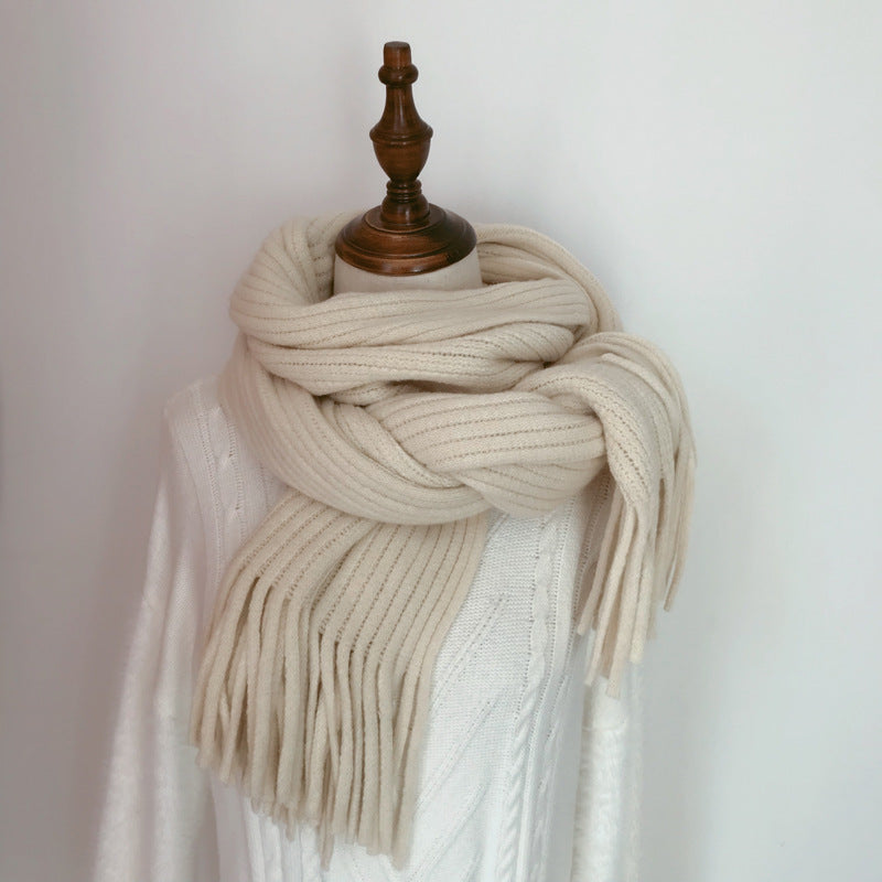 Students Thickened Warm Scarves