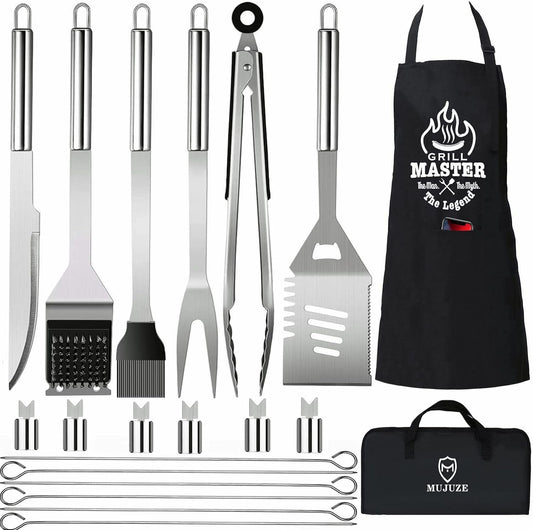 Grill Utensils Set, BBQ Grilling Accessories, Grill Set Gifts for Men Grill Tools,