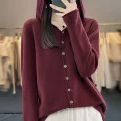 Wool Women's Cardigan Sweater