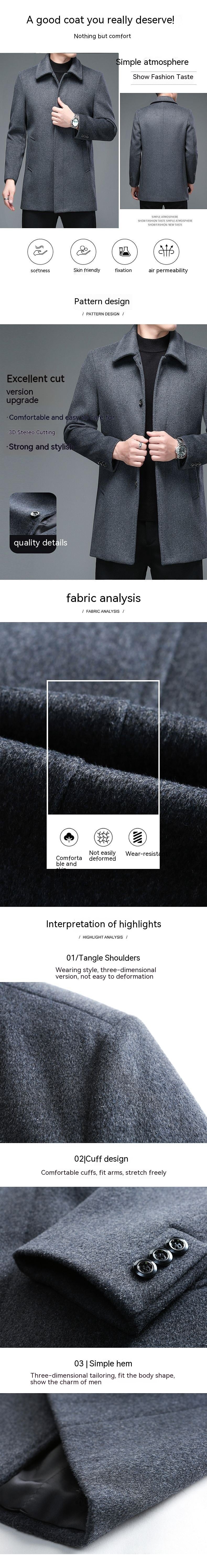 Long Sleeve Lapel Korean Style Casual Jacket