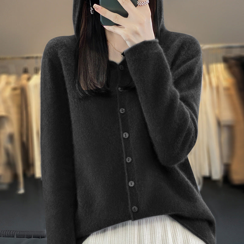 Wool Women's Cardigan Sweater