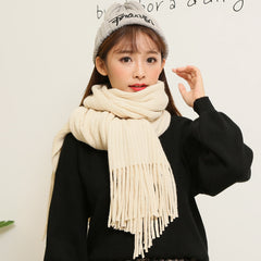 Students Thickened Warm Scarves