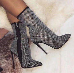 Toe Heeled Boots