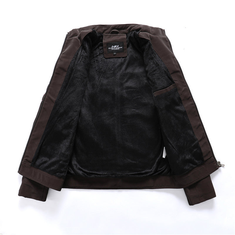 Fashion PU Leather Jackets Coats