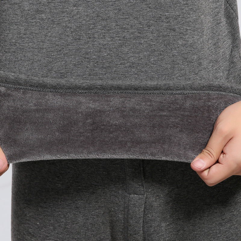 Velvet Thick Thermal Underwear Suit