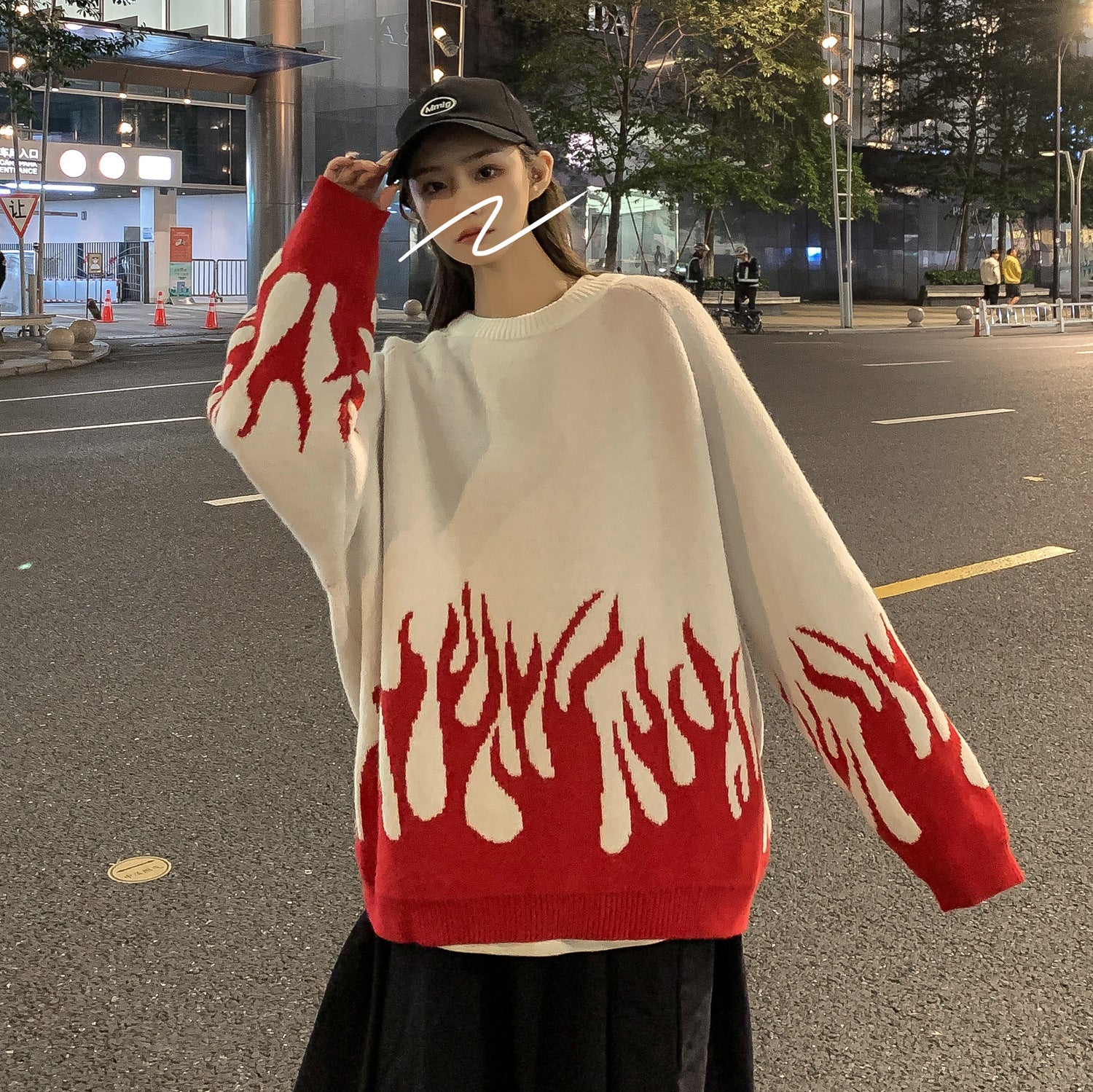 Japanese Knit Jacket Couple Outfit