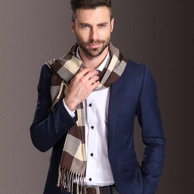 Europe Fashion Shawl Scarves for Men