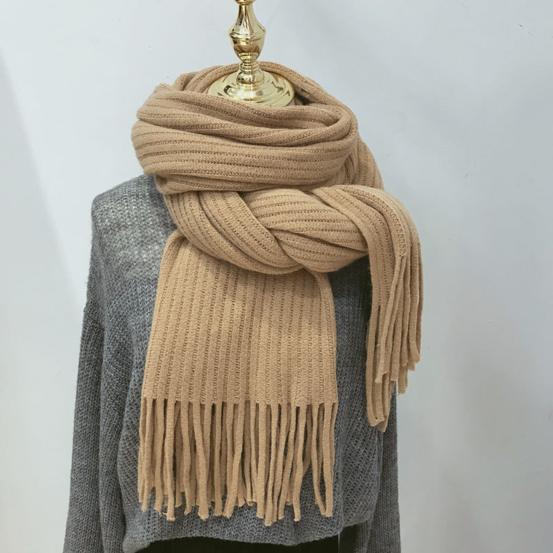 Students Thickened Warm Scarves