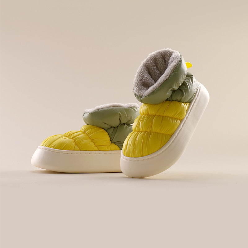 Women's Winter Warm Cotton Slippers For Outdoor Wear
