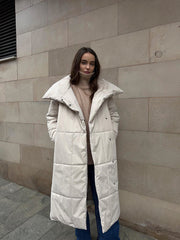 Women's Fashion Large Lapel Long Coat