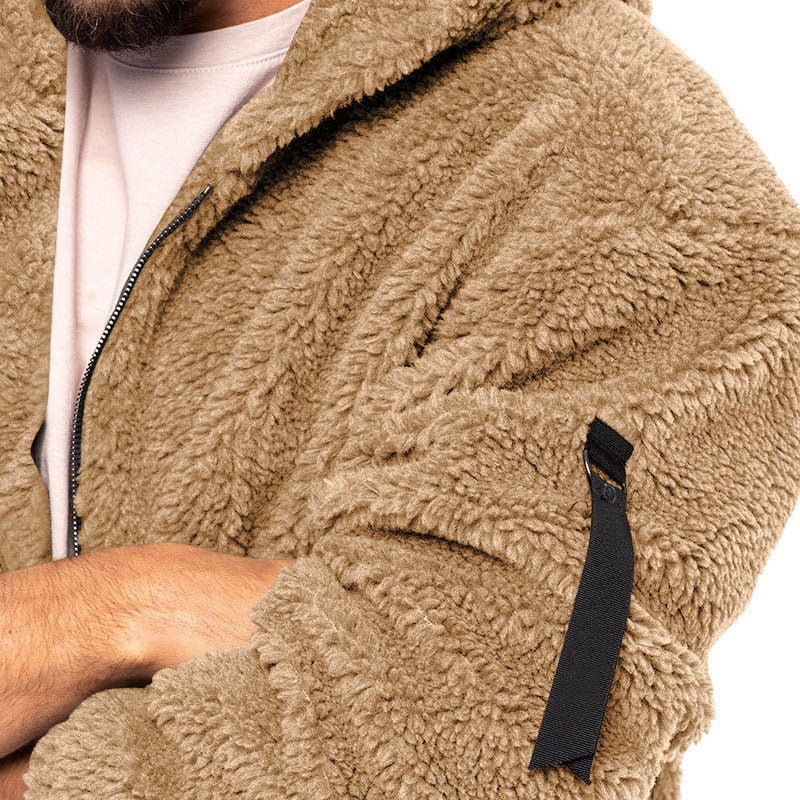 Wear Warm Coat with Zipper
