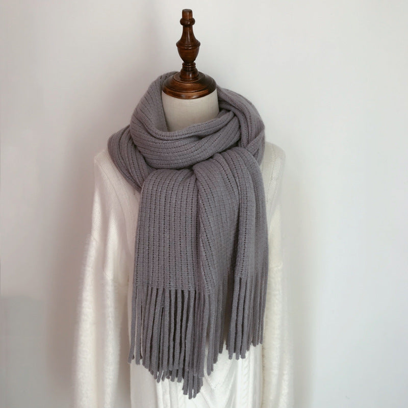 Students Thickened Warm Scarves