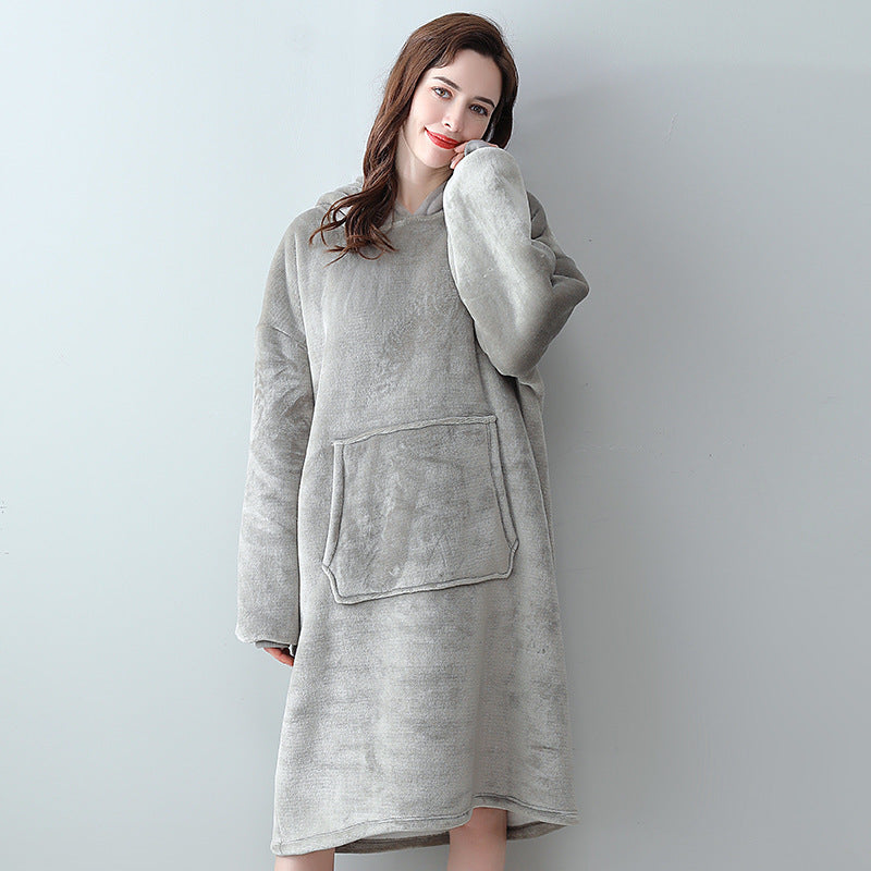 Hooded Thermal Blanket for Women