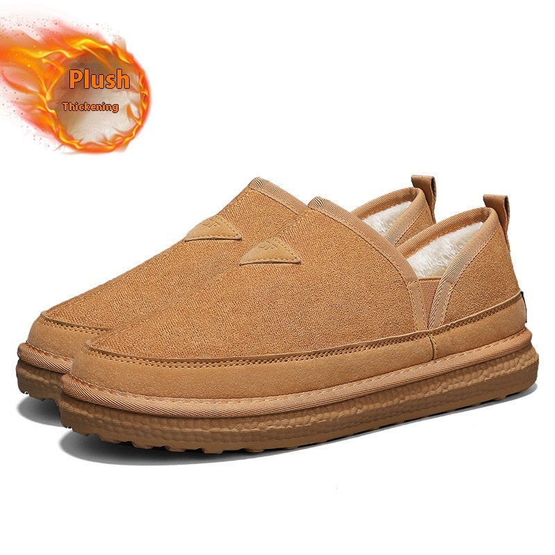 V-Cut Fleece Snow Boots