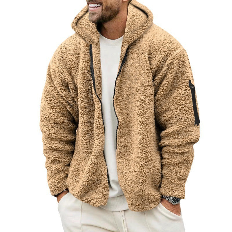 Wear Warm Coat with Zipper