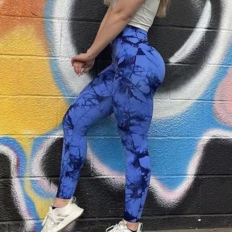 Tie-Dye Push-Up Leggings