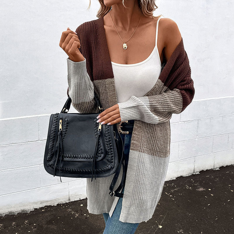 Mid-Length Cardigan Sweater