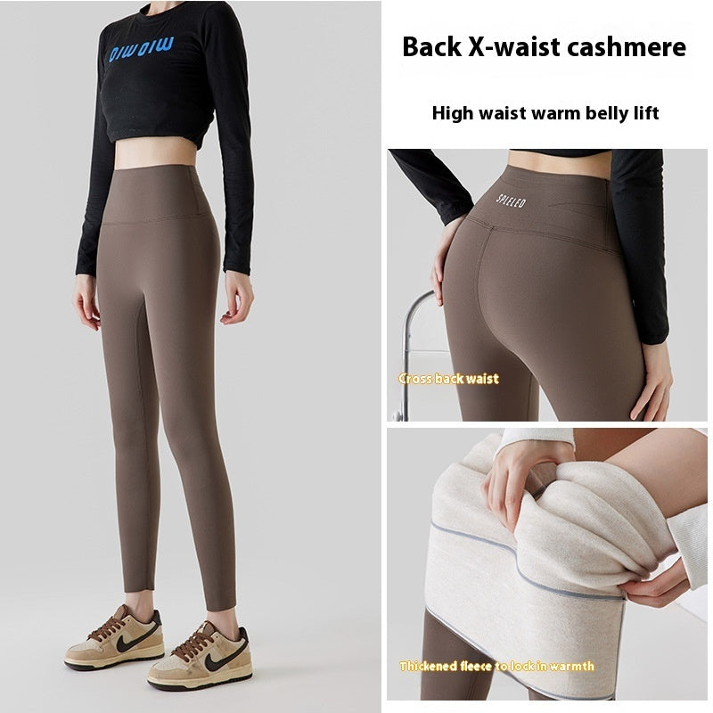 High Waist Cashmere Leggings