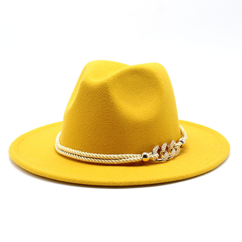 Women's British Style Fedora Hat