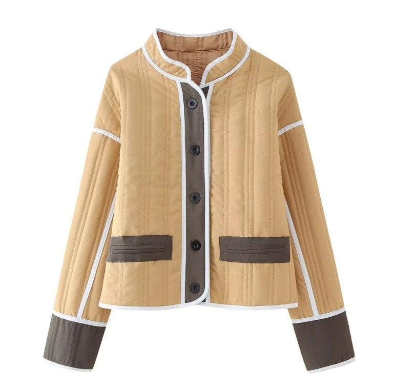 Turnover Neck Puffer Jacket