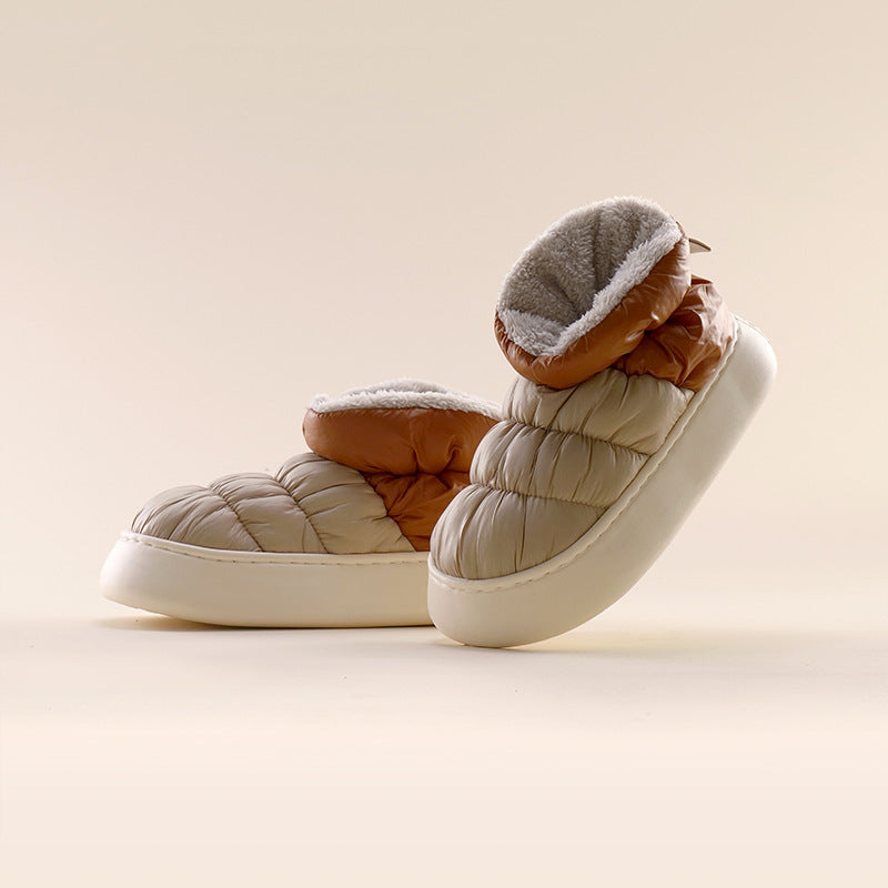 Women's Winter Warm Cotton Slippers For Outdoor Wear