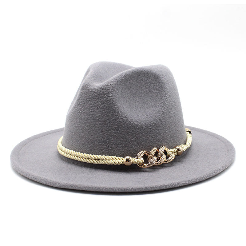 Women's British Style Fedora Hat