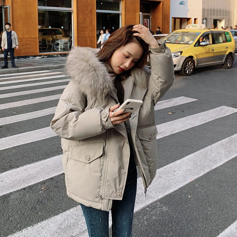 Korean Style Cotton-padded Jacket