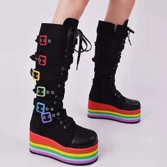 High Heel Thick Sole High Boots