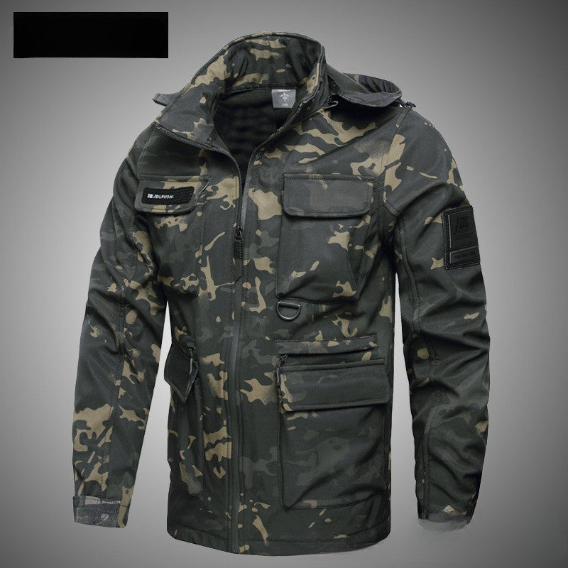 Winter Fleece-Lined Warm Waterproof Camouflage Clothing