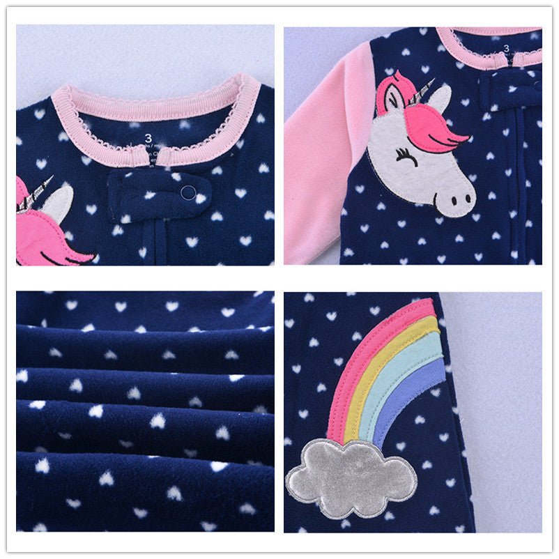 Soft Fleece Rompers