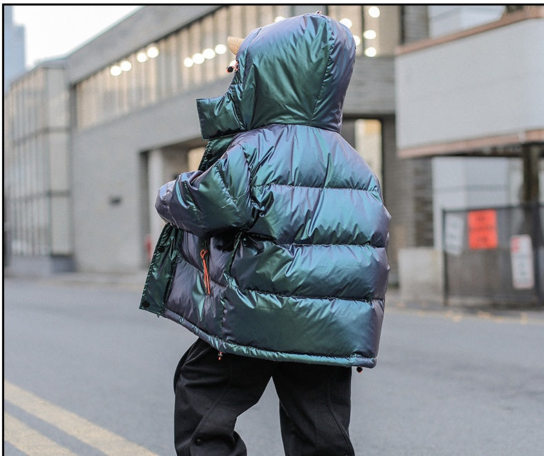 Kids Thick White Duck Down Jacket