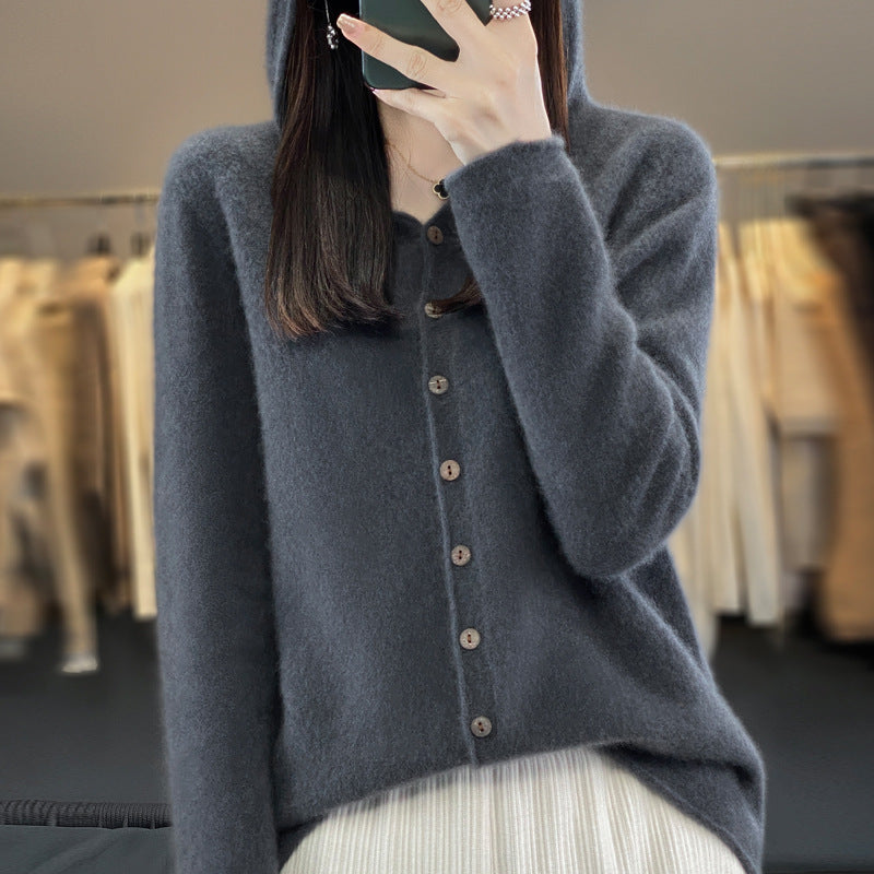 Wool Women's Cardigan Sweater