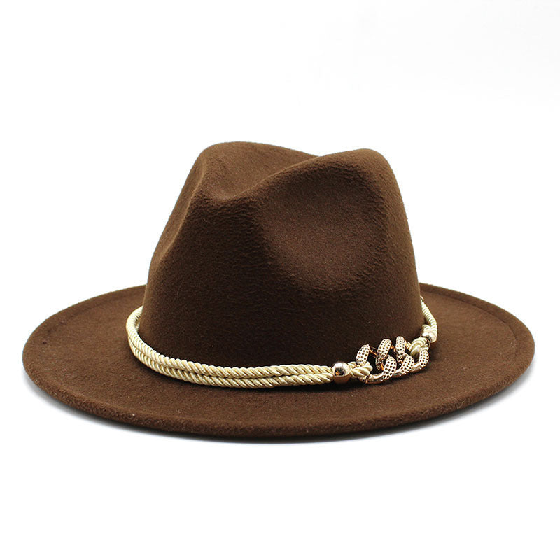 Women's British Style Fedora Hat
