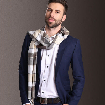Europe Fashion Shawl Scarves for Men