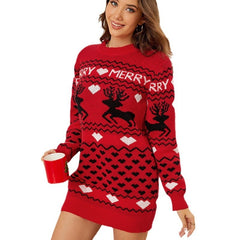Women's Long Christmas Sweater