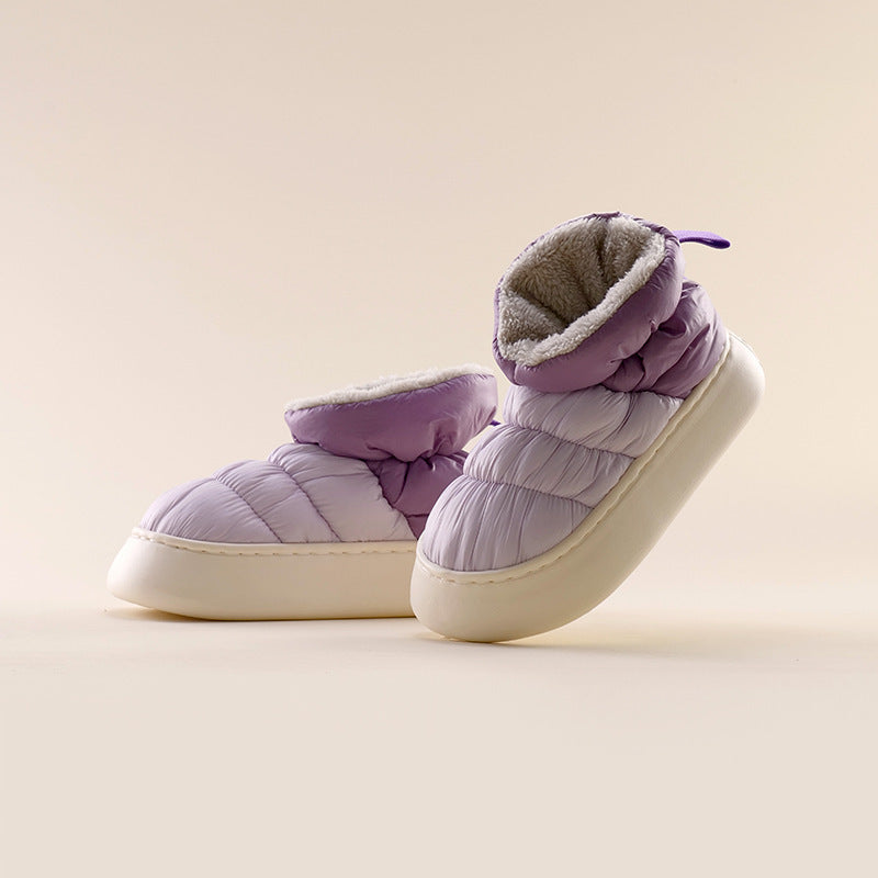 Women's Winter Warm Cotton Slippers For Outdoor Wear
